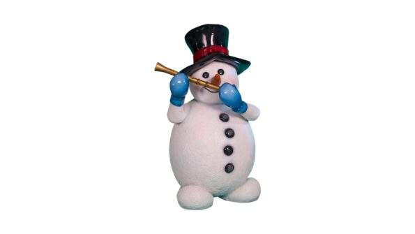 Snowman w/flute