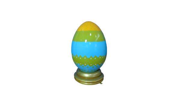 Easter egg 60cm w/base