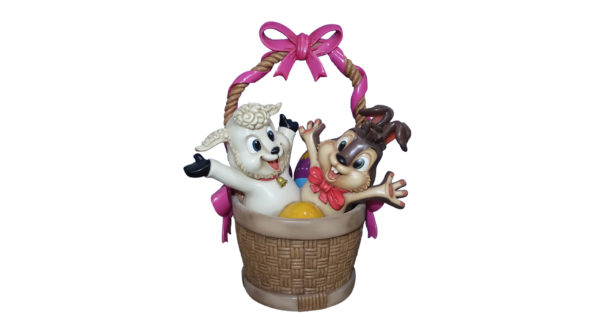 Easter basket w/bunny and  la